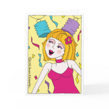 Danza de baile Confetti Fiesta Chica feliz cumplea