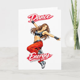 Tarjeta Danza de Energía y Libertad