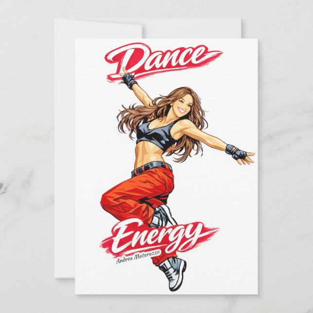 Tarjeta Danza de Energía y Libertad (Anverso)