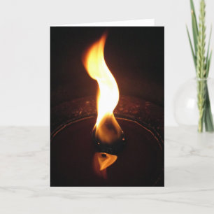 Tarjeta danza de la flor