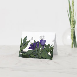 Tarjeta Danza de las hadas de las sombras azules