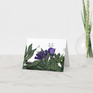 Tarjeta Danza de las hadas de las sombras azules