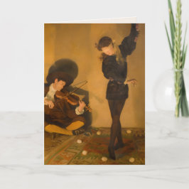 Tarjeta Danza del huevo (por John Collier)