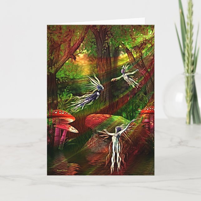 Tarjeta Danza del icono del agua (Anverso)