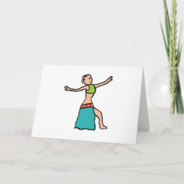 Tarjeta Danza del vientre