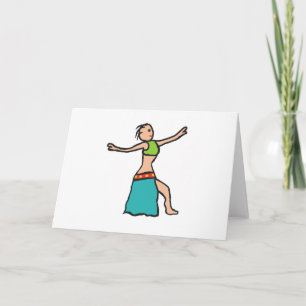 Tarjeta Danza del vientre