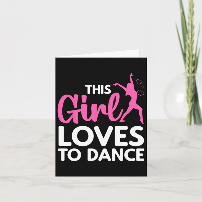 Tarjeta Danza Guay Para Mujeres Chicas Hip Hop Dancing Bre (Anverso)