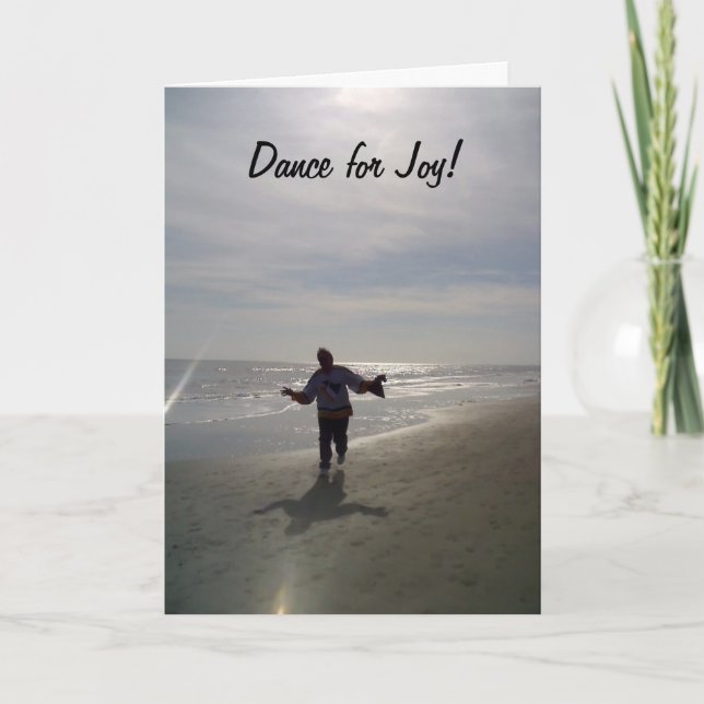 TARJETA DANZA POR ALEGRÍA EN EL CUMPLEAÑOS "30" (Anverso)