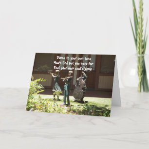 Tarjeta Danza sus los propios tono