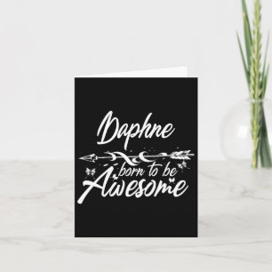 Tarjeta Daphne Gift Name Divertidas mujeres personalizadas