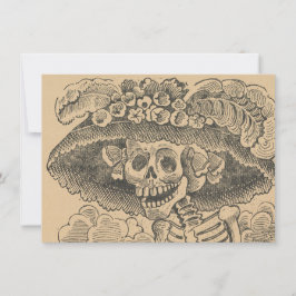 Tarjeta Dapper Skeleton (Calavera Catrina) (Calavera elega