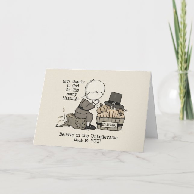 Tarjeta Dar Gracias (Anverso)