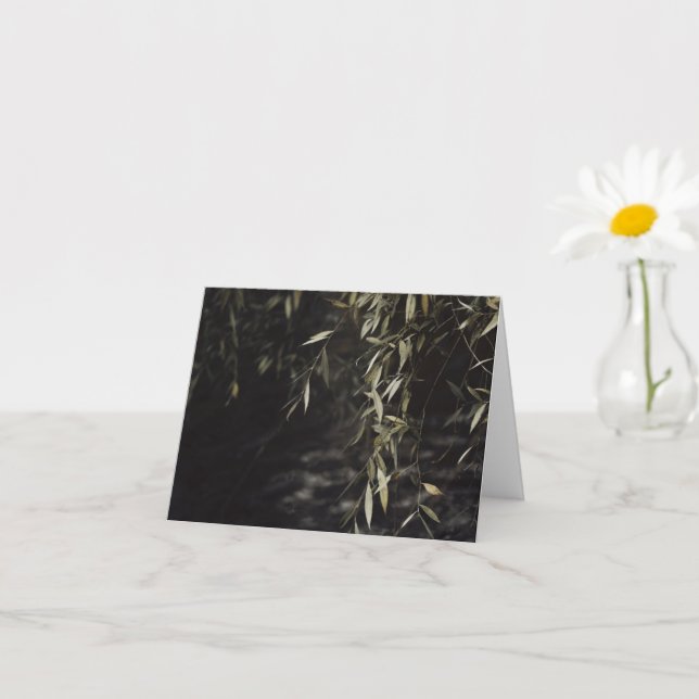 Tarjeta Dark willow tree Nature Sympathy (Planta pequeña)