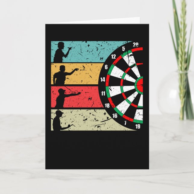 Tarjeta Dart Darts Dartboard Deportivo Regalo (Anverso)