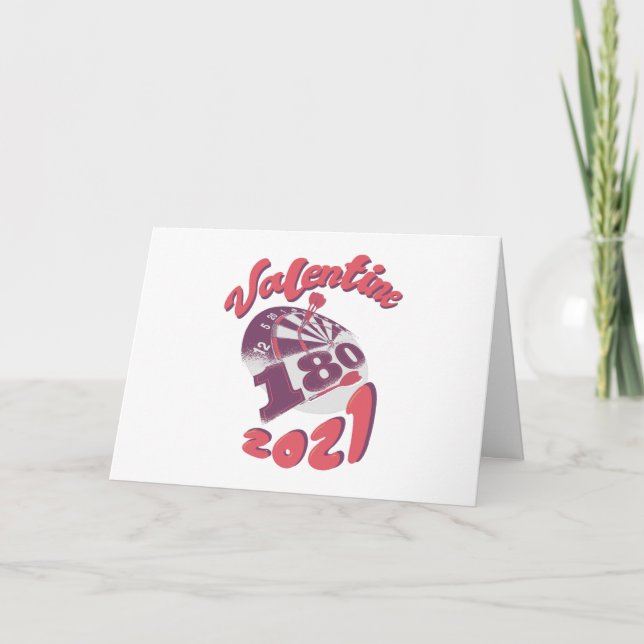 Tarjeta Darts es mi San Valentín 2021 (Anverso)