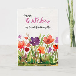 Tarjeta Daughter Birthday Card