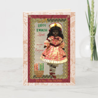 Tarjeta Daughter of Purpose Kwanzaa Card