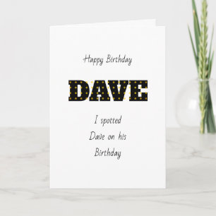 Tarjeta Dave