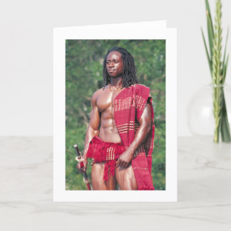 Tarjeta David Adomah como "el Afrikan "
