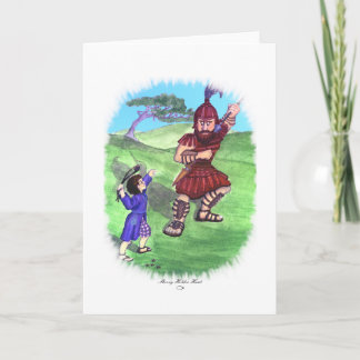 TARJETA DAVID AND GOLIATH
