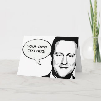 Tarjeta David Cameron
