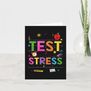 Tarjeta Day Rock The Test Teacher Funny Testing Day Studen