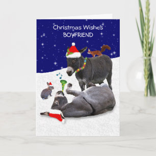 Tarjeta Daze de burro (Novio)