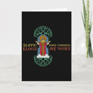 Tarjeta Dazhbog Ancient Mythological Slavic Paganism Russi