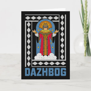 Tarjeta Dazhbog Mitología Antigua Paganismo Eslavo Rusi