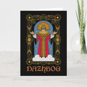 Tarjeta Dazhbog Mitología Antigua Paganismo Eslavo Rusia