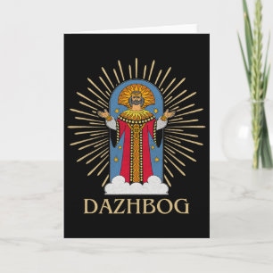 Tarjeta Dazhbog Mitología Antigua Paganismo Eslavo Rusia