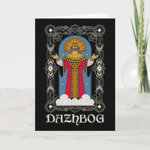 Tarjeta Dazhbog Mitología Antigua Paganismo Eslavo Ruso