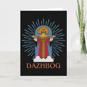 Tarjeta Dazhbog Mitología Antigua Paganismo Eslavo Ruso