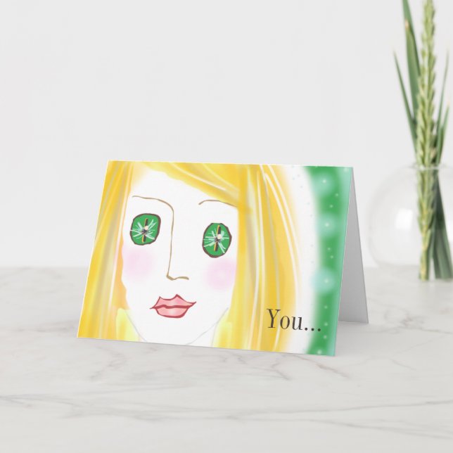 Tarjeta Dazzle Me (Anverso)