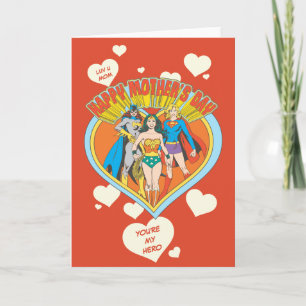 Tarjeta DC Super Hero Girls Día de la Madre