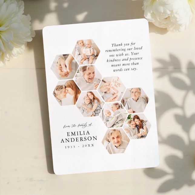 Tarjeta de 10 fotos del funeral de amor (Subido por el creador)