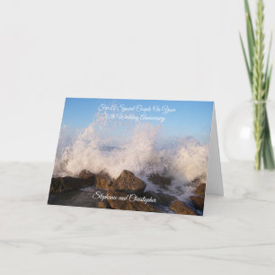 Tarjeta de 12 Aniversario Boda Personalizado del O