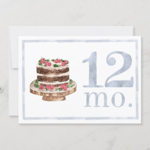 Tarjeta de 12 meses de antigüedad del hito acuátic