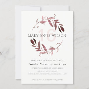 TARJETA DE 16 CUMPLEAÑOS DE DULCE DE LLAMADAS FOLI