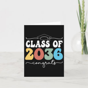 Tarjeta De 2036 Creció La Graduación De Primer Día En El J