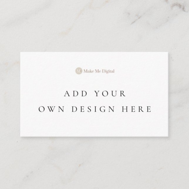 Tarjeta de 2x3.5 pulgadas Plana Place (Anverso)