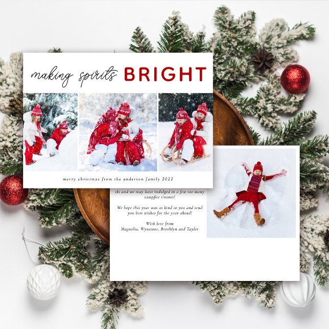 Tarjeta de 3 Navidades de Collage de fotos | Espír (Subido por el creador)
