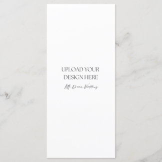 Tarjeta de 4 x 9 pulgadas Semi-Brillante Doble Car