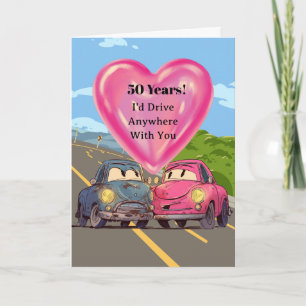 Tarjeta de 50º Aniversario de Boda