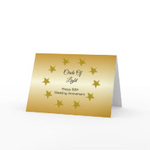 Tarjeta de 50 Aniversario Boda personalizada de es