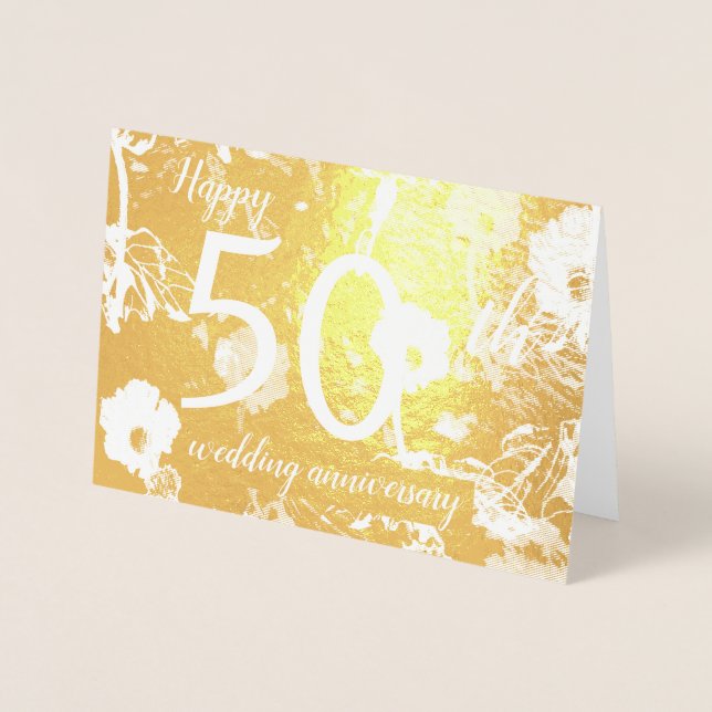 Tarjeta de 50 Aniversario de la Floral del Relieve (Anverso)