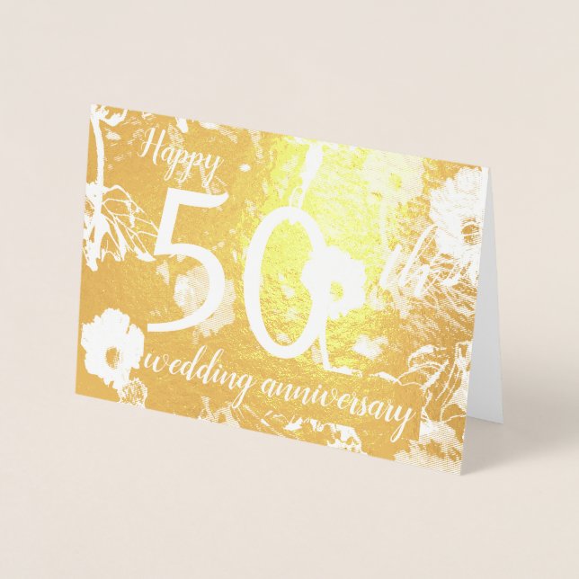 Tarjeta de 50 Aniversario de la Floral del Relieve (Anverso)