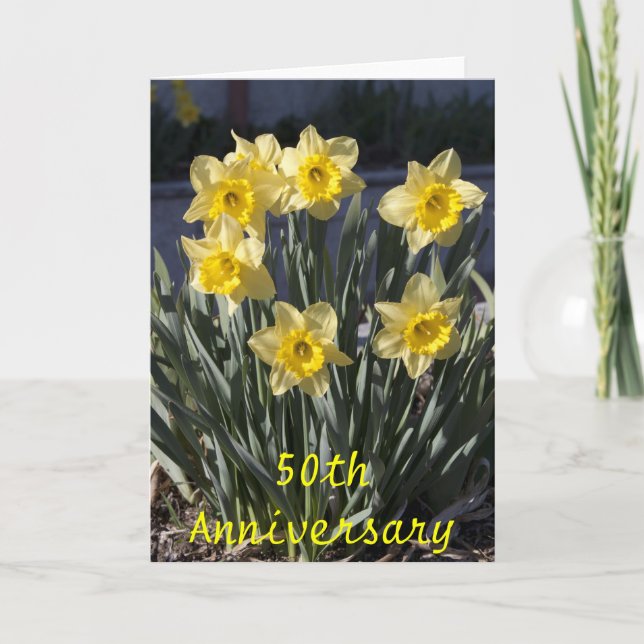 Tarjeta de 50 años (Anverso)