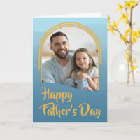 Tarjeta de 5"x7" para el día del padre con olas y 