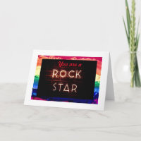 Tarjeta de 5" x 7" para el aniversario de las pare